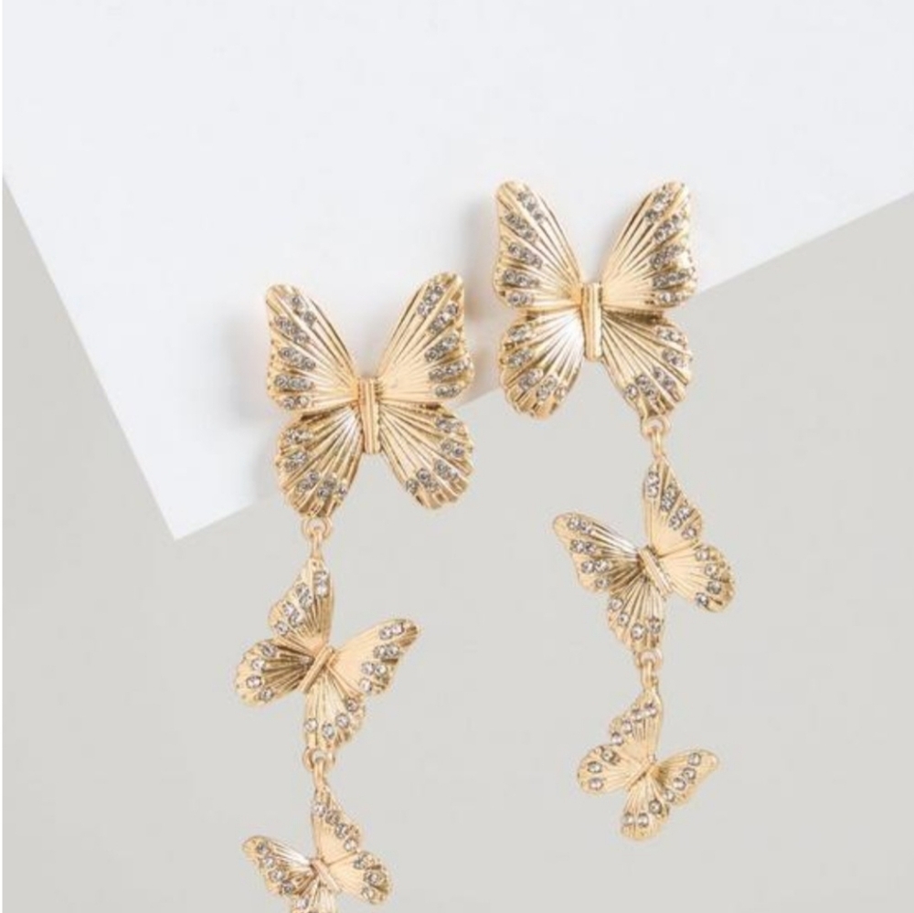 Torrid Butterfly Linear Earring